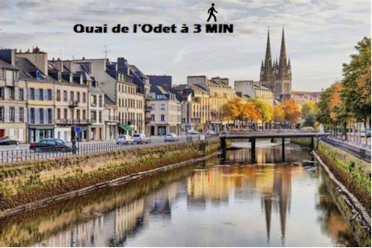 Cosy Appartement Hyper Centre-Ville Quimper Buitenkant foto